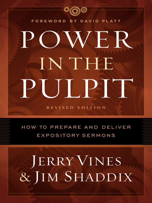 Title details for Power in the Pulpit by Jerry Vines - Available